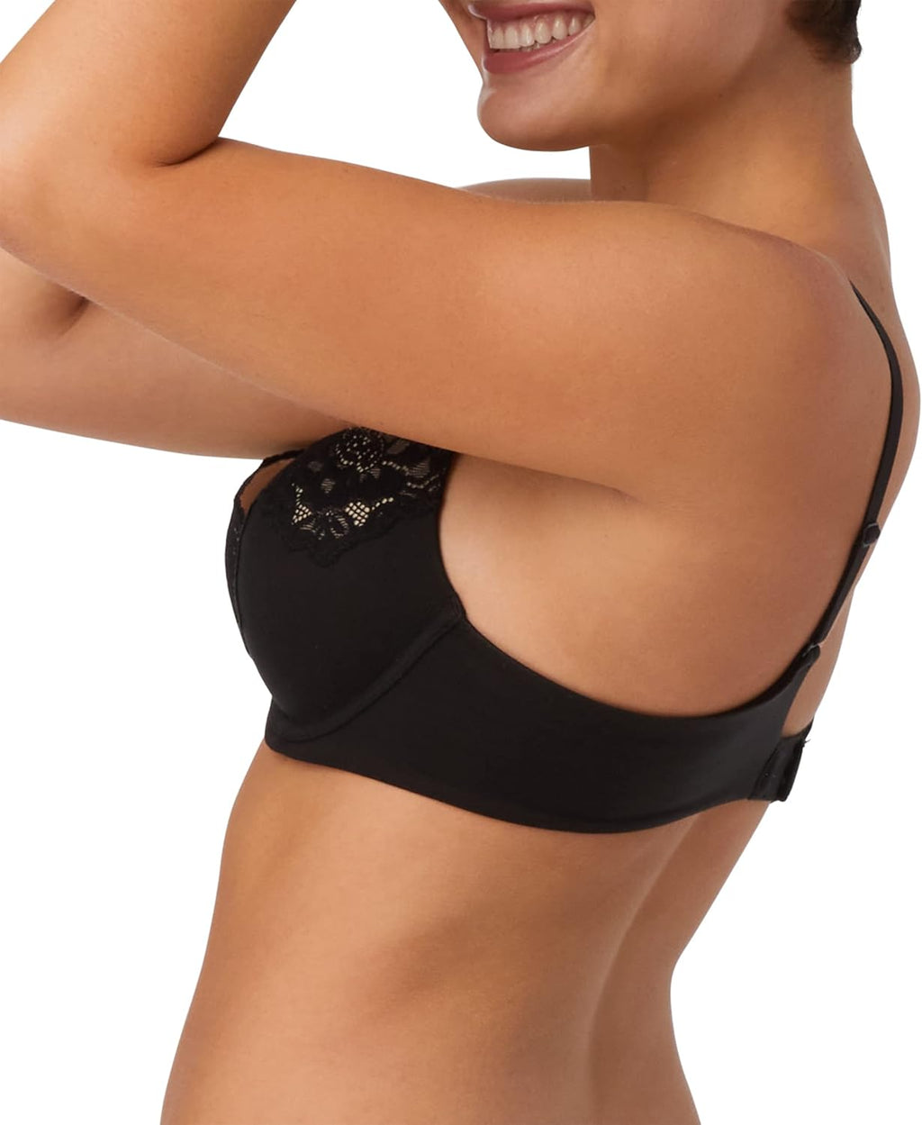 Women's Push-Up Bra with Microfiber, Comfort Devotion Your Lift Underwire Bras for Women, Convertible, Lace