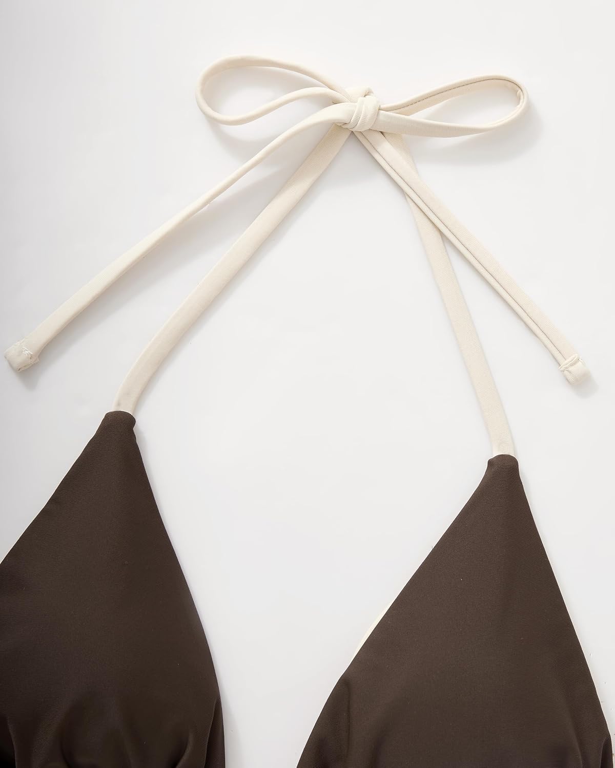 Women Halter String Two Piece Bikini Sets Reversible Thong Swimsuit