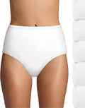 Women High-waisted Briefs Panties Pack, Lightweight Moisture-wicking Underwear, 6-pack